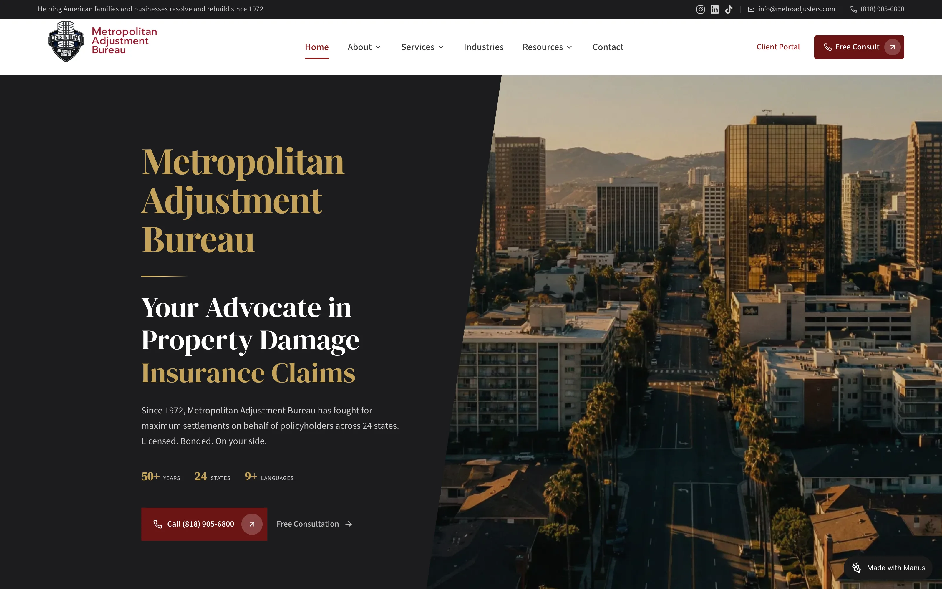 Metropolitan Adjustment Bureau